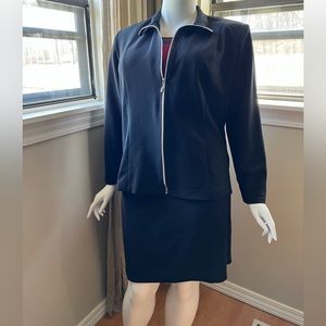 Black 2 piece jacket and skirt